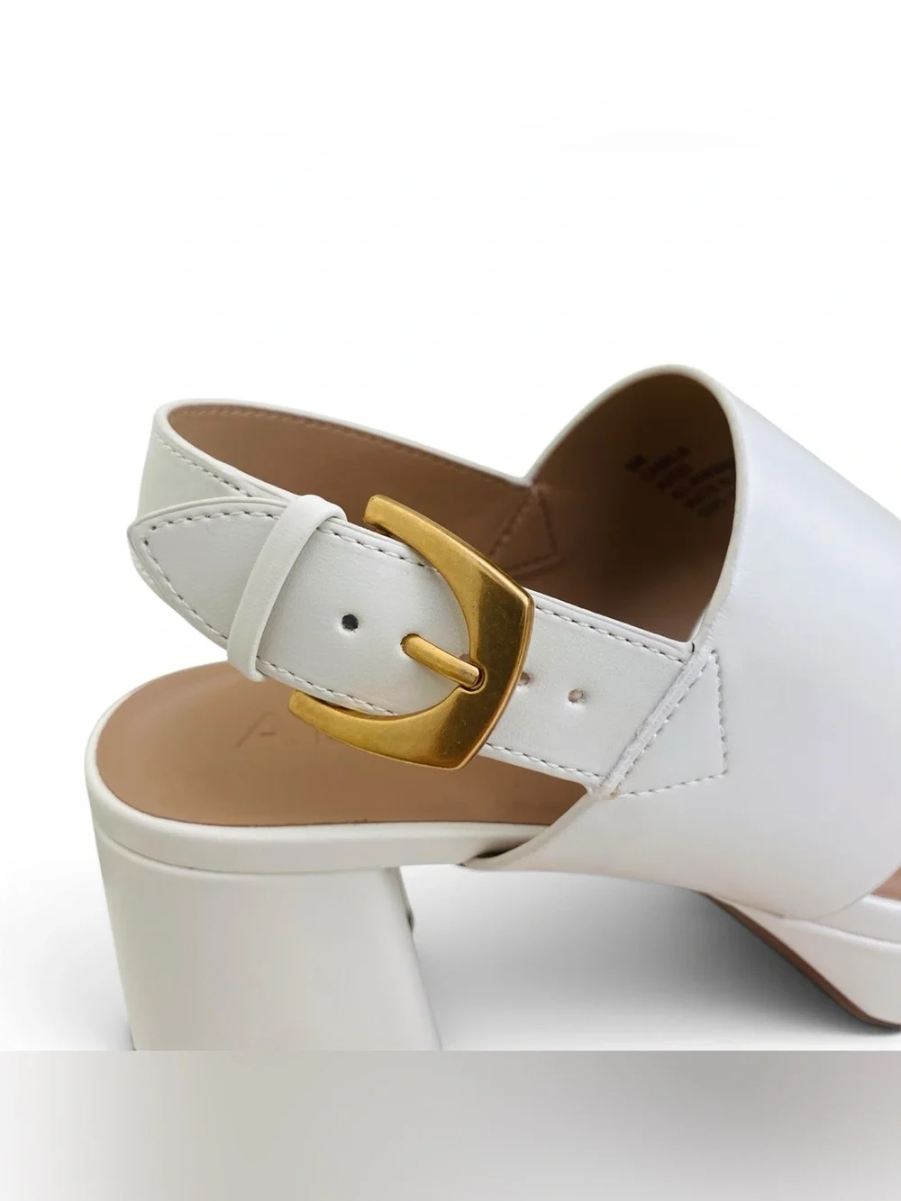 AEROSOLES Camilia Platform Sandals Sz 9M Minimalist Chunky Block Heel